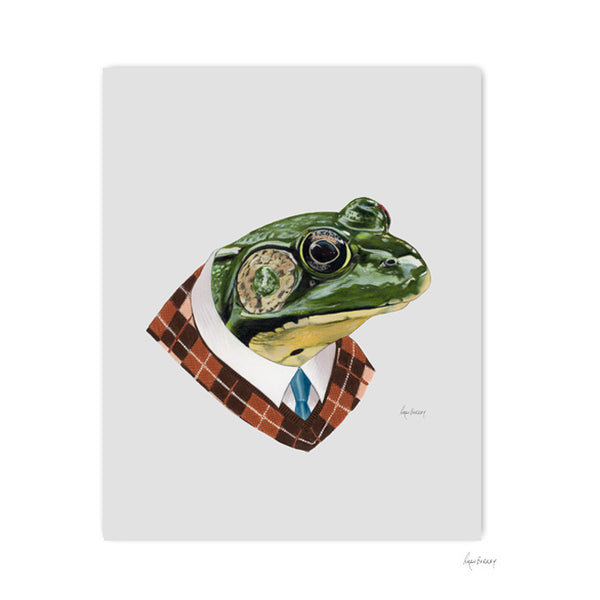 Frog art print
