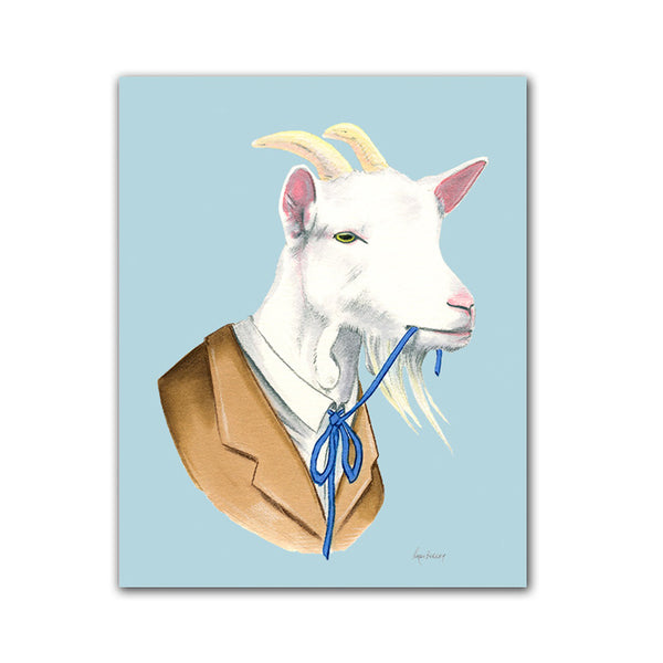 Goat Gentleman Art Print
