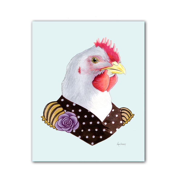 Chicken Art Print