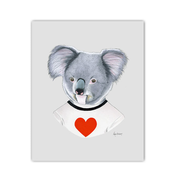 Koala Love - Limited Edition Print by Ryan Berkley