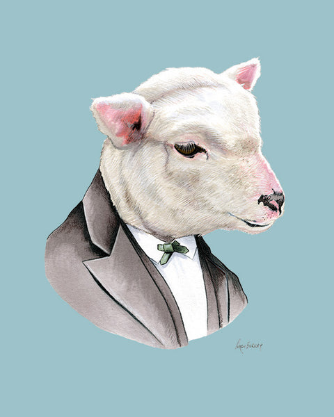 Lamb art print