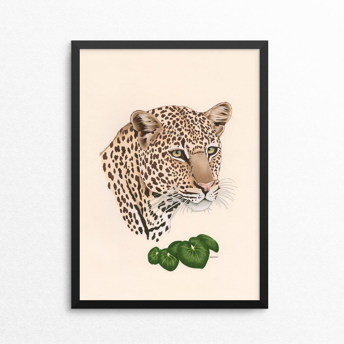 Leopard / Leopard Plant - Naked Animals Print