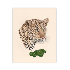 Leopard / Leopard Plant - Naked Animals Print