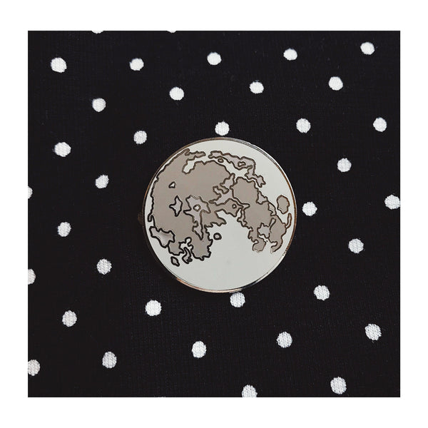 Enamel Pin - Full Moon - Natural Values