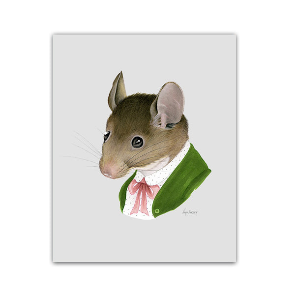 Mouse Lady art print