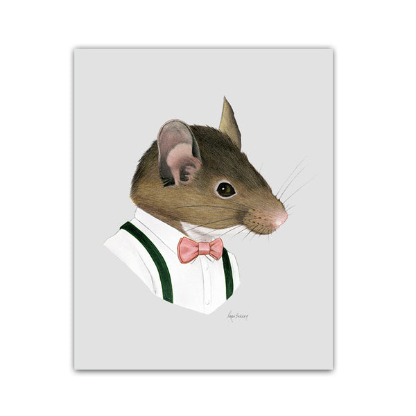 Mouse Gentleman art print