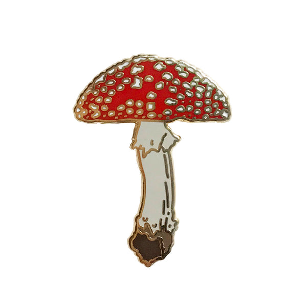 Enamel Pin - Mushroom - Natural Values