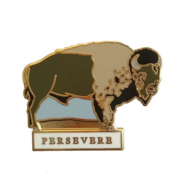 Enamel Pin - Persevere - Natural Values