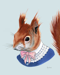 Squirrel art print - Red Lady