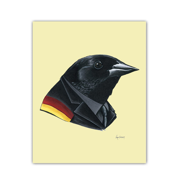 Red-Winged Blackbird art print