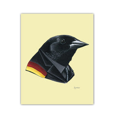 Red-Winged Blackbird art print