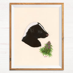 Skunk / Skunk Weed - Naked Animals Print