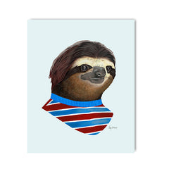 Sloth Kid Art Print