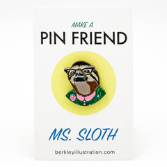 Enamel Pin - Lady Sloth