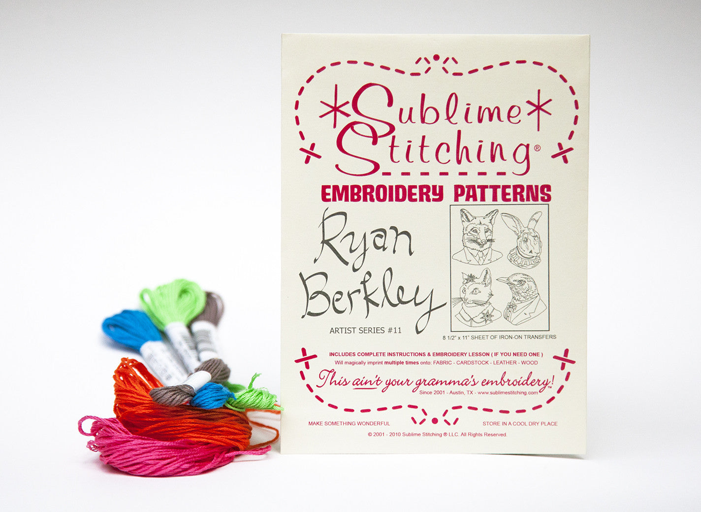 Iron-On Embroidery Transfers - Sublime Stitching - 9781732041011