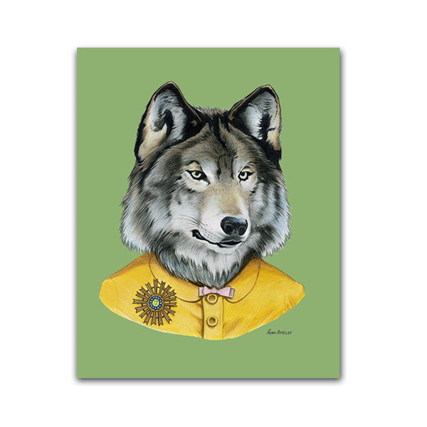 Wolf Lady Art Print