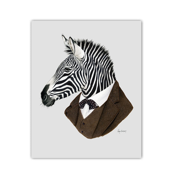 Zebra Art Print